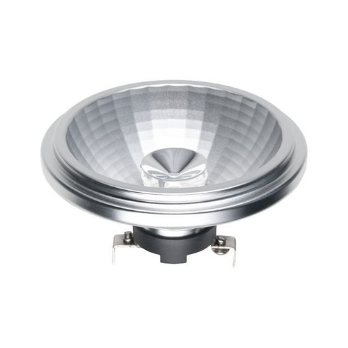 G53 AR111 12W dimbar LED-lampa, 12V - 10°, 2700K, grå, 690lm