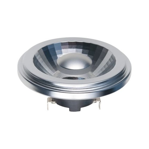 G53 AR111 15W dimbar LED-lampa, 12V - 1080lm, 24°, 2700K, grå finish