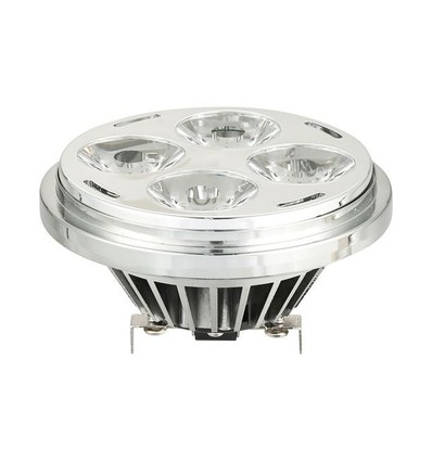 22W dimbar G53 AR111 LED-lampa - 48V, 4 grader, 1640lm, 2700K, inkl. extern driver