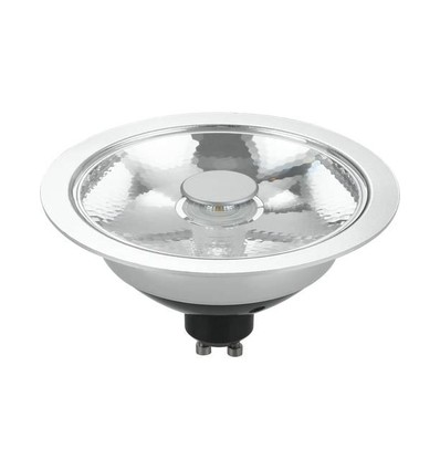 GU10 ES111 10W dimbar LED-lampa - 820lm, 10 grader, 2700K, grå finish