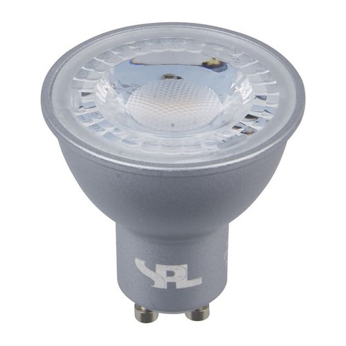 GU10 5W LED-lampa - 360lm, 40°, dimbar, silver, 3000K