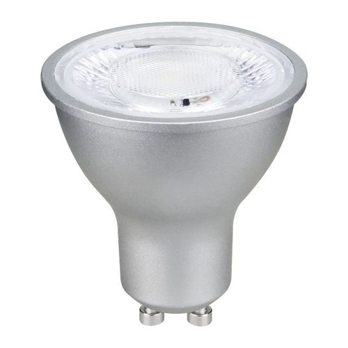 GU10 6W LED-lampa - 660lm, 40°, dimbar, silver, 3000K