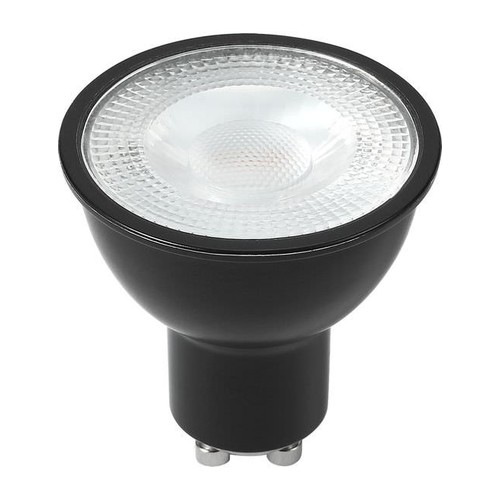 GU10 5W dimbar LED-lampa - 470lm, 2700K, 35°, svart, MR16-storlek