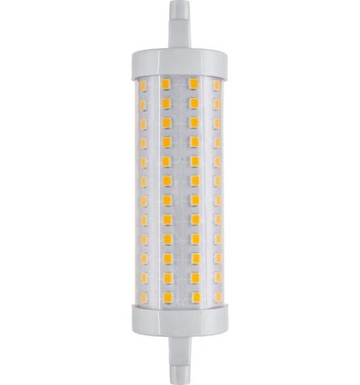 R7S 118mm / 12,5W dimbar LED-lampa - 1520lm, klart glas, 3000K