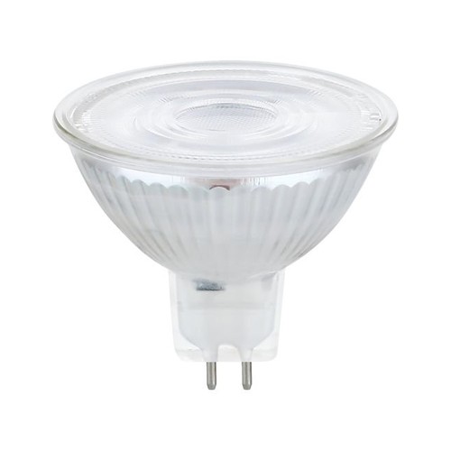 GU5.3 3,4W LED-lampa, 12V - 410lm, MR16, 36°, glas, varmvit