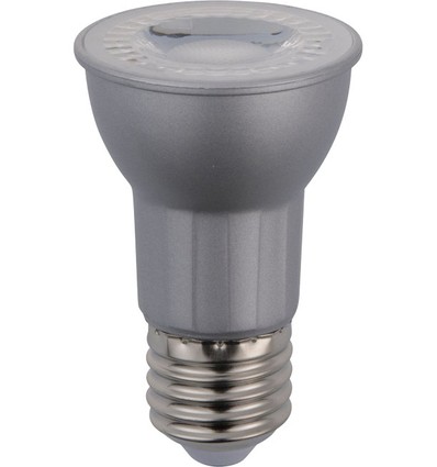 E27 5W dimbar PAR16 LED-lampa - 380lm, 2700K, 36°, silverfinish