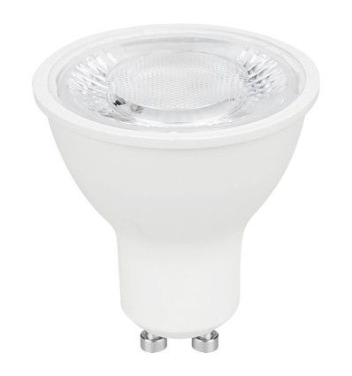 GU10 4W LED-lampa - 100-250V, 505lm, 36°, 3000K, vit, premium