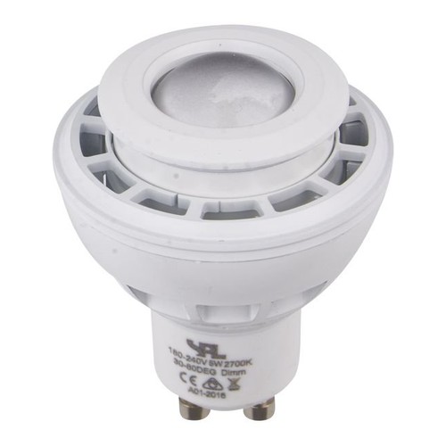 GU10 5,5W DimToWarm LED-lampa - 2000K-2800K, 30-80°, vit, dimbar