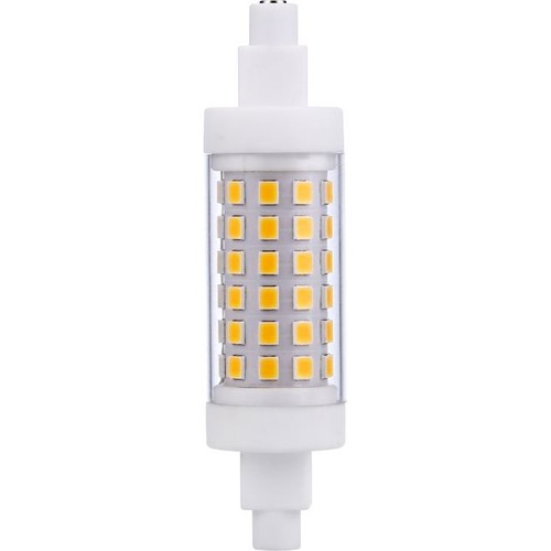 R7S 5W dimbar LED-lampa - 470lm, 3000K, klar, keramik