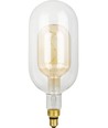 E27 4,9W dimbar LED-lampa - Filament Flex Double Tube, 38,5cm, 470lm, 2200K, Guldglas