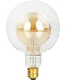 E27 4,9W LED Filament Double Globe G125 - 470lm, 2200K, dimbar, guldglas