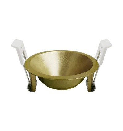 Deep-Deco infällnadsring - Guld, aluminium, rund, utan ljuskälla