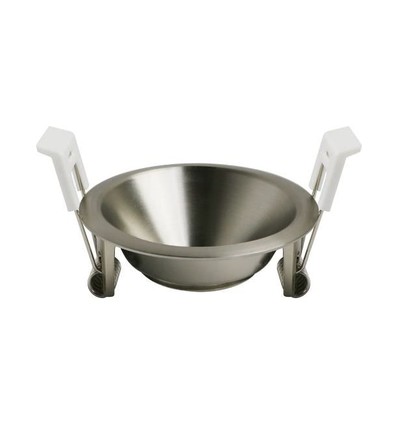 Deep-Deco infälld spotlightring - Mattsvart krom, aluminium, utan ljuskälla