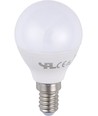 E14 3W LED-kronljuslampa - G45, 270lm, opalt glas