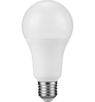 E27 15W LED-lampa - A71, 1200lm, opalt glas, 3000K