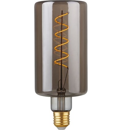 E27 4W dimbar LED-lampa - Flex Bottle, 2200K, Smoke, filament, dekorativ glödlampa