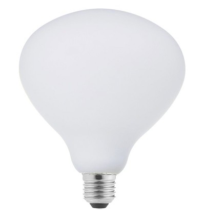 E27 6W XXL Filament LED-lampa - R125, 550lm, dimbar, matt vit, 2500K