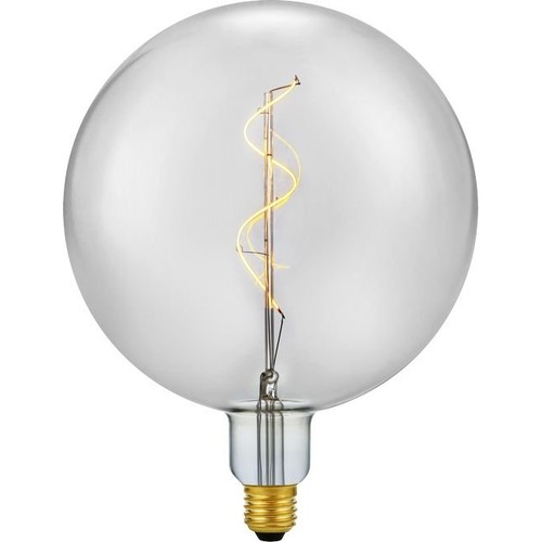 E27 5,5W Slim Flex Filament Globe G200 - 470lm, 2200K, rökfärgat glas, dimbar