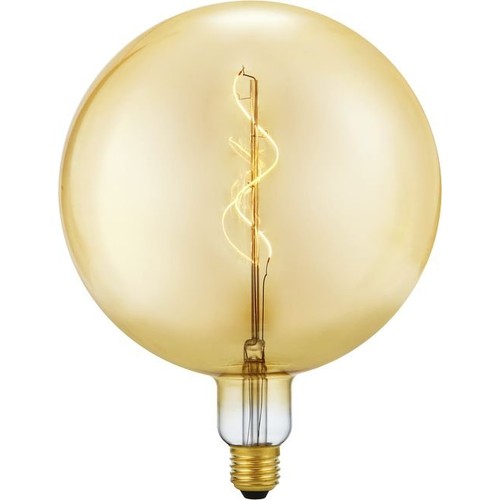 E27 5W Slim Flex Filament G200 Glob - 470lm, 2200K, dimbar, guldglas