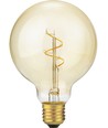 E27 2,9W dimbar LED-lampa - G95 Glob, Slim Flex Filament, 2200K, Guld, 250lm