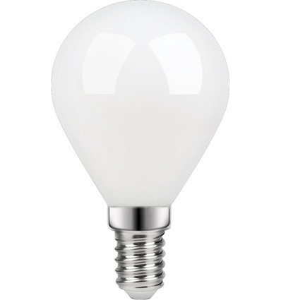 E14 7W dimbar LED-kronlampa - G45, opalt glas, 806lm, 2700K