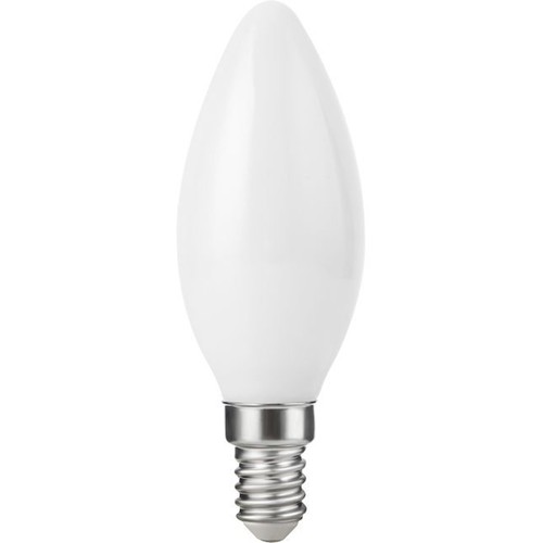 E14 7W dimbar LED kronljuslampa - C35, 806lm, opalt glas, 2700K
