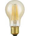 E27 4,7W dimbar LED-lampa - Filament, A60, 470lm, 2200K, guldglas
