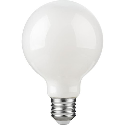 E27 2,5W dimbar LED-filamentlampa - G80 Glob, opalglas, 2500K, 250lm