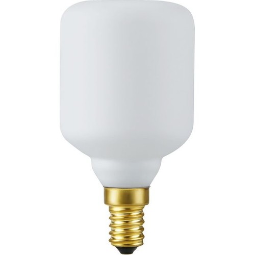 E14 4W dimbar LED-cylinderlampa - 9,5cm, 2500K, matt vit, Fila Cylinder