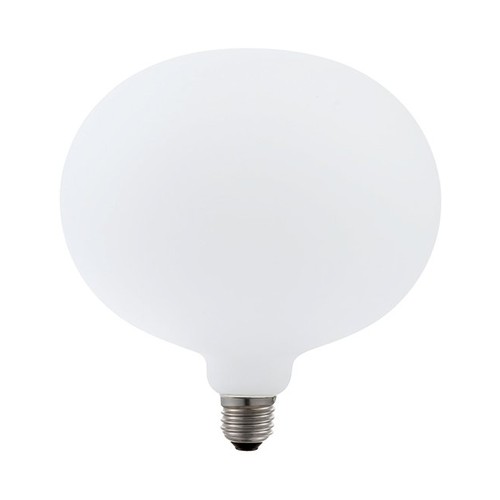 E27 5W XXL Filament LED-lampa - R180, 550lm, dimbar, mattvit, 2500K