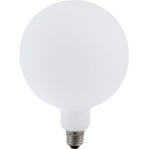 E27 6W dimbar LED filamentlampa - G150, XXL Globe, matt vit, 2500K