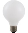 E27 4W dimbar LED-globelampa - G80, opalt glas, 2500K, filament