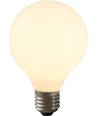 E27 4W dimbar LED-globelampa - G80, opalt glas, 2500K, filament