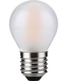 E27 4W dimbar LED-kronlampa - G45, filament, frostat glas, 2500K
