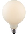 E27 5,5W dimbar LED globelampa - G125, filament, matt vit, 2500K, 520lm