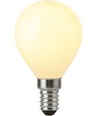 E14 4W dimbar LED-kronlampa - G45, opalglas, 2500K, 310lm