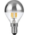 E14 4W dimbar LED kronlampa, toppförsilvrad - G45, 260lm, 2500K