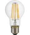 E27 8W dimbar LED-lampa - A60, filament, 806lm, klart glas, 2500K