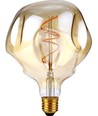 E27 4W XL Flex Mystery LED-lampa - G125, dimbar, 2000K, guldglas, filament