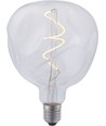 E27 4W XL Flex Mystery LED-lampa - G125, filament, dimbar, 2200K, klart glas