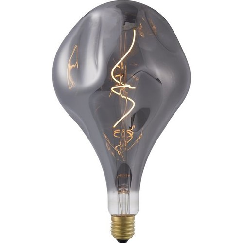 E27 4W XXL Flex Mystery LED-lampa - A165, 100lm, 2200K, dimbar, rökfärgat glas