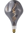 E27 4W XXL Flex Mystery LED-lampa - A165, 100lm, 2200K, dimbar, rökfärgat glas
