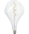 E27 4W XXL Mystery dimbar LED-lampa - A165, 250lm, 2500K, klart glas, filament flex