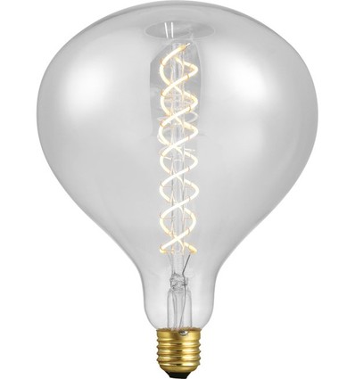 E27 5,5W dimbar LED XXL filamentlampa - R160, 380lm, 2200K, klart glas