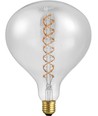 E27 5,5W dimbar LED XXL filamentlampa - R160, 380lm, 2200K, klart glas