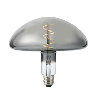 E27 4W XL Flex Mush filamentlampa - 100lm, dimbar, rökfärgat glas, 2200K