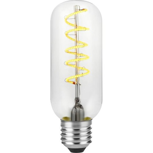 E27 4,5W Filament Flex AX Tube LED-lampa - 13cm, 2200K, dimbar, klart glas