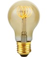 E27 4W dimbar LED filamentlampa - A60, Flex, Guld, 2000K, 210lm