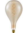 E27 4W XXL Filament LED-lampa - A157, 2000K, guldglas, dimbar, Flex filament