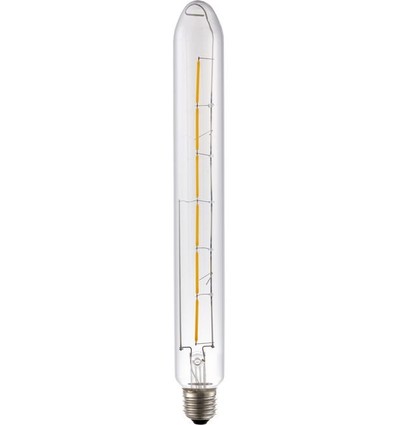 E27 5W dimbar LED-filamentlampa - Colorenta, 31,5cm, 2500K, klart glas, 500lm